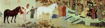  caballos Arte - Lang brillante homenaje a los caballos chinos antiguos.